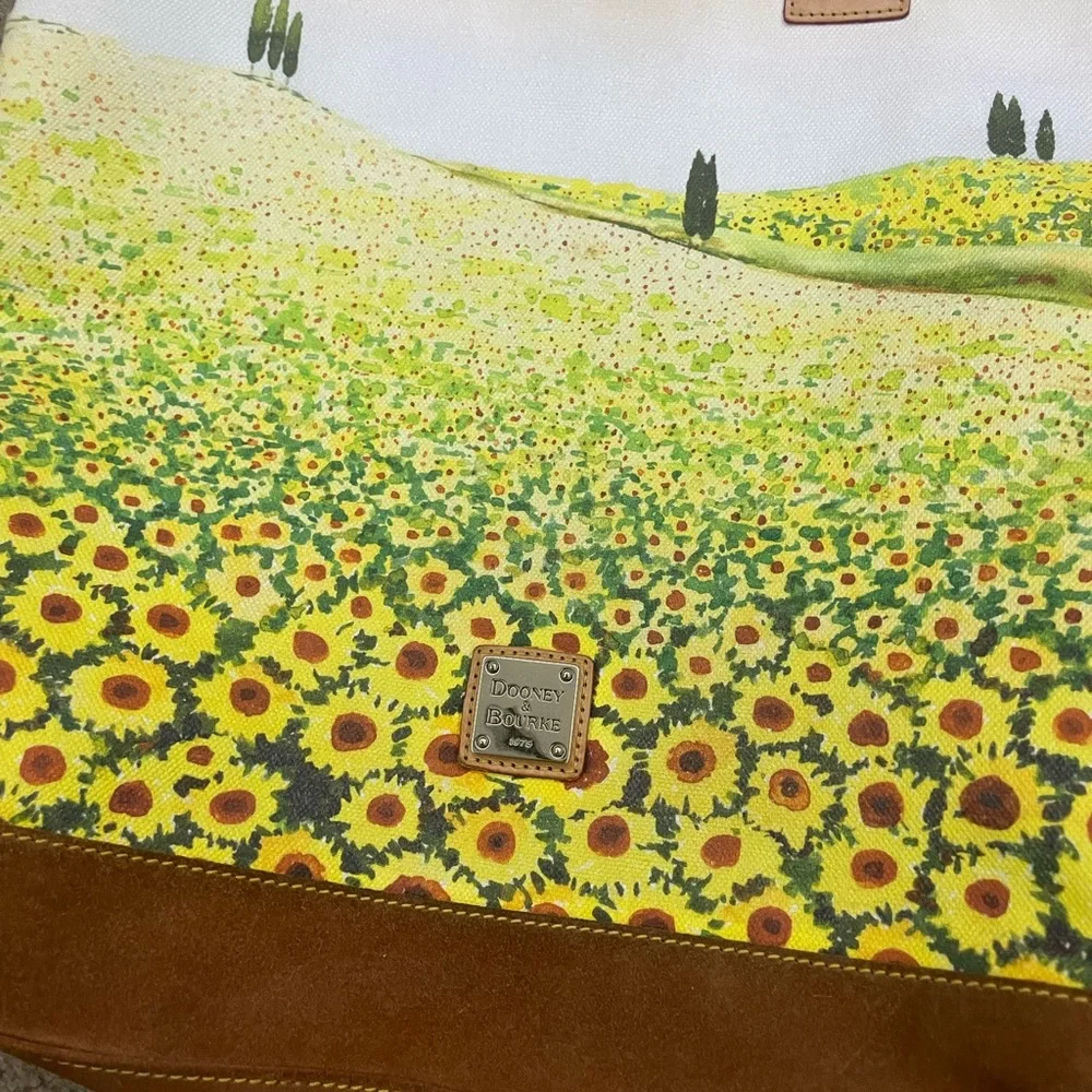 Dooney & Bourke Sunflower Field Tote Bag - Picture 2 of 16